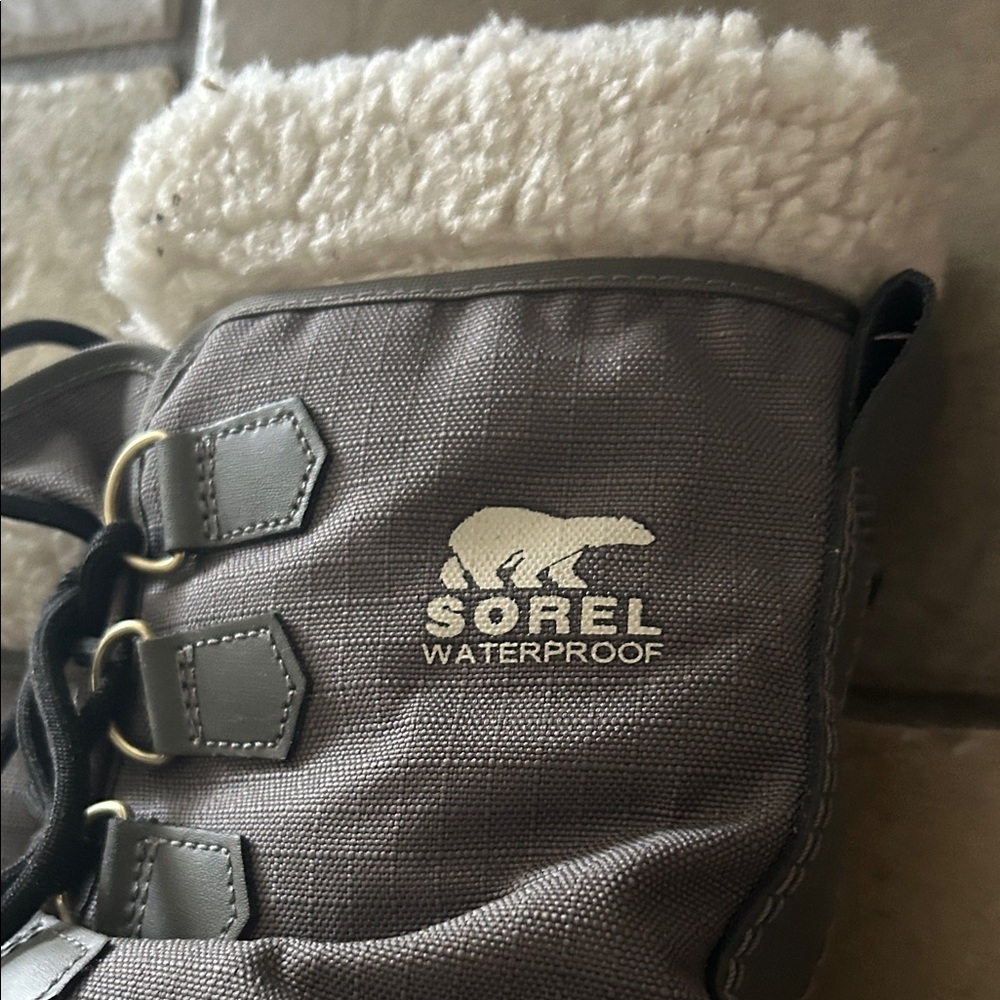 Sorel waterproof winter Boots with Fur Trim women’s 8.5 - Picture 4 of 12